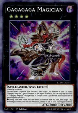 Gagagaga Magician Super Rare Legendary Duelists: Magical Hero LED6-EN034 NM - Image 1