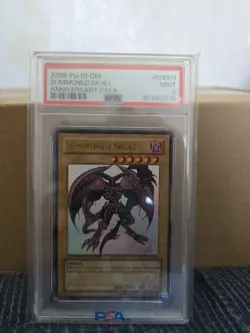 2008 Yu-Gi-Oh! Summoned Skull YAP1-EN003 Anniversary Pack Ultra Rare PSA 9 - Image 1