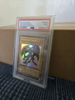 2008 Yu-Gi-Oh! Summoned Skull YAP1-EN003 Anniversary Pack Ultra Rare PSA 9 - Image 3