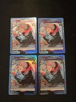 Yuji Itadori SR Union Arena TCG Super Rare Card JJK-1-040 Playset - Image 1