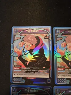 Yuji Itadori SR Union Arena TCG Super Rare Card JJK-1-040 Playset - Image 2