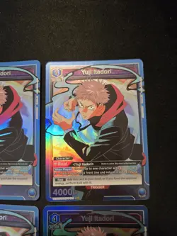 Yuji Itadori SR Union Arena TCG Super Rare Card JJK-1-040 Playset - Image 3