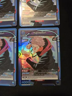 Yuji Itadori SR Union Arena TCG Super Rare Card JJK-1-040 Playset - Image 4