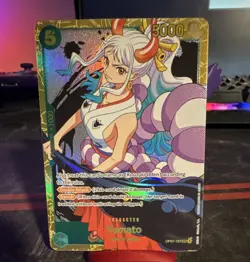 Bandai Yamato Romance Dawn Foil Secret Rare Double Attack Banish OP01-121 EN - Image 1