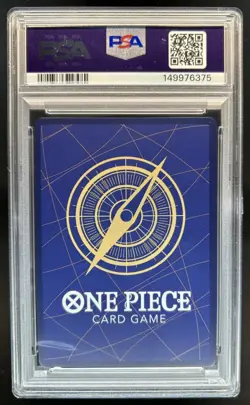 2026 One Piece Dracule Mihawk Secret Rare Manga Alt Art #OP14-119 PSA 10 - Image 2