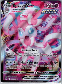 Sylveon VMAX 075/203 SWSH07: Evolving Skies - Pokemon Card - NM - Image 1