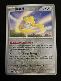 Jirachi 126/182 PAR Paradox Rift Pokemon Card NM - Image 1