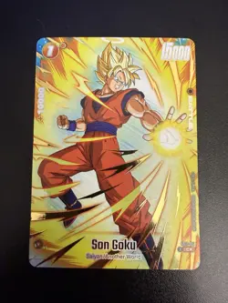 Son Goku FS11-05 Gold Bandai Dragon Ball Super Card Game Fusion World Foil - Image 1