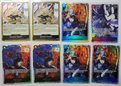 One Piece TCG Card Lot Of 64 English Nami / Roronoa Zoro /Nico Robin SR / R - Image 2