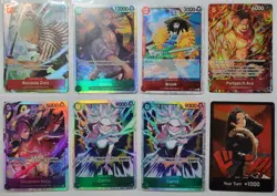 One Piece TCG Card Lot Of 64 English Nami / Roronoa Zoro /Nico Robin SR / R - Image 3
