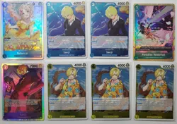 One Piece TCG Card Lot Of 64 English Nami / Roronoa Zoro /Nico Robin SR / R - Image 4