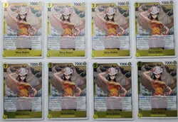 One Piece TCG Card Lot Of 64 English Nami / Roronoa Zoro /Nico Robin SR / R - Image 5