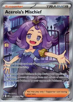 Acerola's Mischief 165/132 ME01: Mega Evolution - Pokemon Card - NM - Image 1