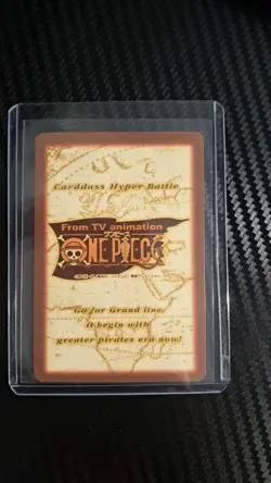 2000 BANDAI One Piece Hyper Battle LUFFY HAT CREW C71 EARLY CARD VINTAGE - Image 2