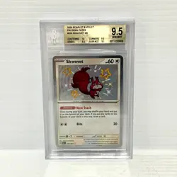 Skwovet 205/091 - Paldean Fates - Graded Pokemon Card - BGS 9.5 (PSA 10) - Image 1
