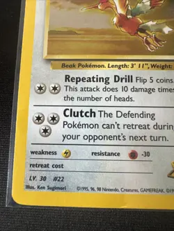 Lt. Surge's Fearow - 7/132 - Pokemon Gym Heroes Unlimited Holo Rare Card WOTC - Image 5