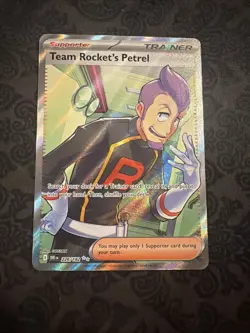 Team Rocket's Petrel 226/182 - Destined Rivals English UR Pokemon TCG Card - Image 1