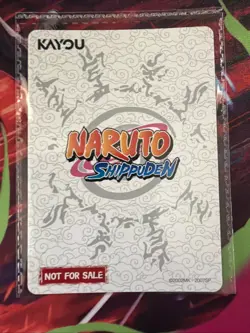 PSA Magazine X layout Naruto Uzumaki Promo Card SEALED Naruto Shippuden L - Image 2