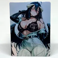 Overlord Albedo Goddess Anime Waifu ACG Foil Card - Image 1