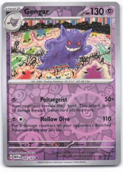 SV2a: Pokemon Card 151 #094/165 Gengar Reverse Holo - Image 1