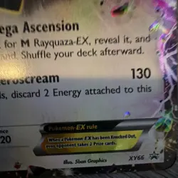 Pokemon Rayquaza EX XY66 XY Promo Holo 170 HP English 2015 Card - Image 5