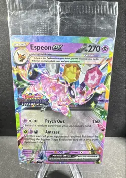Espeon ex - (Prismatic Evolutions Stamp) 034/131 Miscellaneous Cards & Products - Image 1