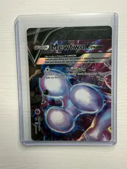 Pokemon Mewtwo V-Union Promo Foil SWSH Promo SWSH159 Card 2021 English - Image 1