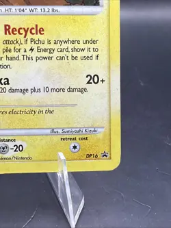 2007 Pokemon Diamond & Pearl Black Star Promo #DP16 Pikachu Holo MP-HP - Image 5