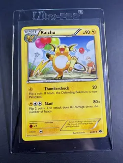 2012 Pokemon Black & White Next Destinies 40 Raichu - Image 3