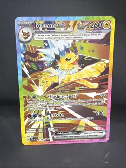 Pokemon Jolteon ex Sv: Prismatic Evolutions Special Illustration Rare Holo 153/… - Image 1