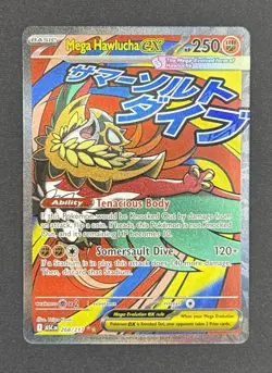 Pokemon TCG Ascended Heroes Mega Hawlucha ex 268/217 Mega Attack Rare 👀Back - Image 1