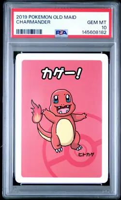 2019 POKEMON OLD MAID CHARMANDER PSA 10 - Image 1
