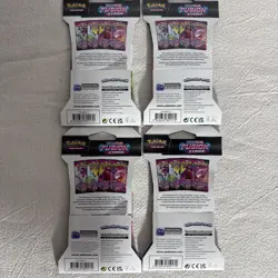 🌟 Pokemon TCG x4 Fusion Strike Sleeved Booster Pack Art Set. .All New & Sealed✅ - Image 2
