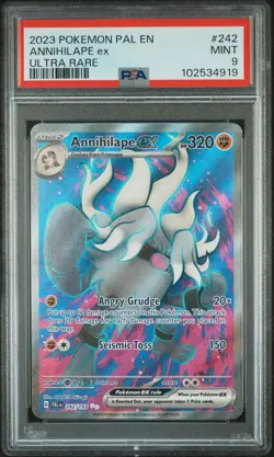 2023 POKEMON PAL EN-PALDEA EVOLVED ULTRA RARE #242 ANNIHILAPE EX PSA 9 - Image 1