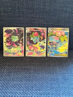 Pokemon Venusaur Evolution Line Set Bulbasaur Ivysaur Mega Venusaur EX NM/M++ - Image 3