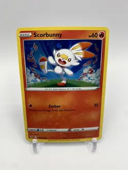 Pokemon TCG Scorbunny 030/202 Collectors Chest 2020 Cosmos Holo Rare Promo NM/M - Image 1