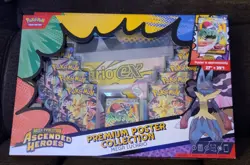 Pokemon Ascended Heroes Mega Lucario Premium Poster Collection Box NEW Sealed - Image 1