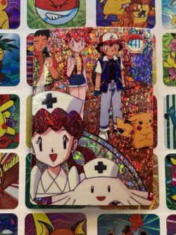 Pokemon Pikachu Vintage Pocket Monsters Vending HOLO Prism Sticker Nintendo 98 - Image 2