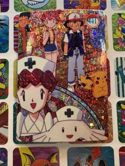 Pokemon Pikachu Vintage Pocket Monsters Vending HOLO Prism Sticker Nintendo 98 - Image 3