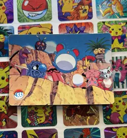 Pokemon Pikachu Vintage Pocket Monsters Vending HOLO Prism Sticker Nintendo 98 - Image 4