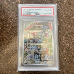 Pokemon TCG Machoke Illustration Rare Holo 177/165 Scarlet & Violet 151 PSA 10 - Image 3