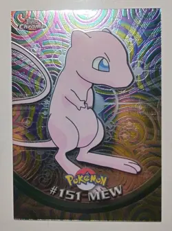 2000 Pokemon Topps Chrome Mew #151 NEAR MINT Series 2 TCG CCG - Image 1