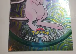 2000 Pokemon Topps Chrome Mew #151 NEAR MINT Series 2 TCG CCG - Image 3