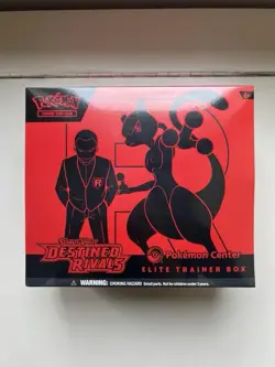 Pokemon Destined Rivals Pokemon Center ETB SEALED - Image 1