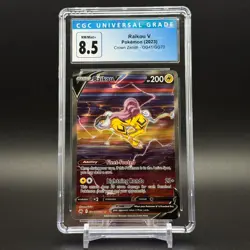 Pokemon Raikou V Crown Zenith Galarian Gallery Full Art #GG41 CGC 8.5 - Image 1