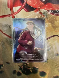 SEALED Gundam TCG Relena EX Resource EXRP-001 Card Promo Gundam Base Mobile Tour - Image 1