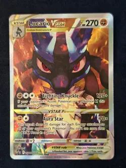Pokemon Lucario VSTAR SWSH291 Black Star Promo - Image 1