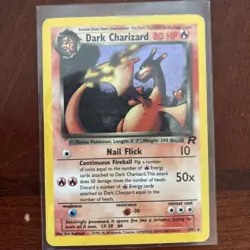 Vintage Holographic WOTC Pokemon Card - DARK CHARIZARD 4/82 - Team Rocket A - Image 1