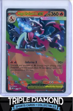 2026 Pokemon Mega Evolution Promo #029 Mega Charizard X ex Black Star Promo Z983 - Image 1