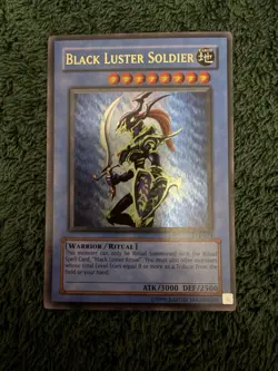 Yu-Gi-Oh TCG Black Luster Soldier SYE-024 Ultra Rare Unlimited Edition LP - Image 1